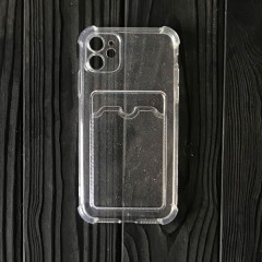 Чохол CARD CASE SAFE BRILIANT iPhone 12 (прозорий)