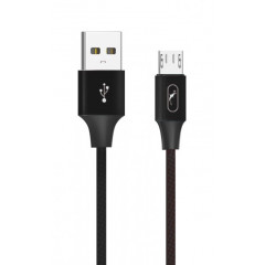 Кабель SkyDolphin S55V Micro USB 2.4A (черный) 