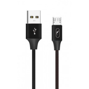 Кабель SkyDolphin S55V Micro USB 2.4A (чорний)