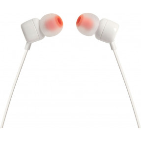 Вакуумні навушники-гарнітура JBL T110 (White) JBLT110WHT