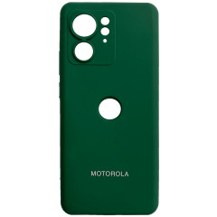 Чохол Silicone Case Motorola Edge 40 (темно-зелений)