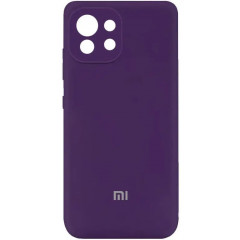 Чохол Silicone Case Xiaomi Mi 11 Lite (фіолетовий)