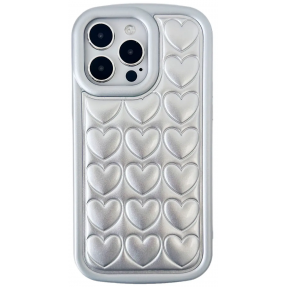Чохол 3D Love Case для Iphone 11 Pro Max Silver