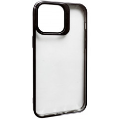 Case Clear Camera Stand iPhone 12 Pro Max Black