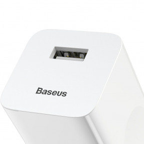 Мережевий зарядний пристрій Baseus Wall Charger 3.0А (White) CCALL-BX02