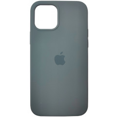 Чехол Silicone Case Iphone 12 /12 Pro (серо-зеленый)