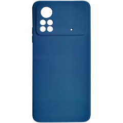 Чохол Silicone Case Poco X4 Pro 5G (темно-синій)