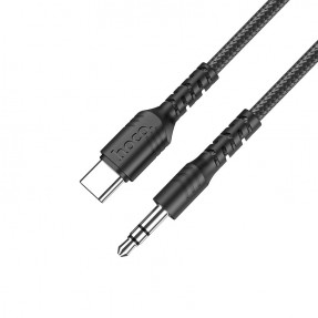 AUX кабель Hoco UPA17 Type-C на 3.5мм (Black)
