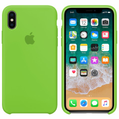 Чохол Silicone Case iPhone XR (зелений неон)