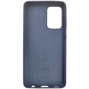 Чохол Silicone Case Samsung Galaxy A52 (темно-синій)