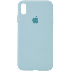 Чехол Silicone Case iPhone Xs Max (бирюзовый)