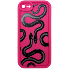 TPU Snake iPhone 7 Plus/8 Plus Pink