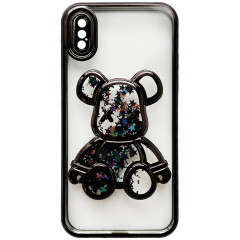 Case Shining Bear for iPhone X/Xs (Black)