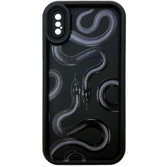 TPU Snake iPhone X/Xs Black