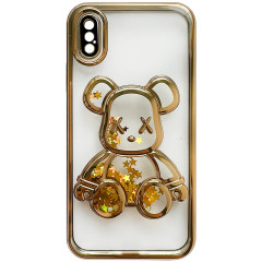 Case Shining Bear for iPhone X/Xs (Gold)