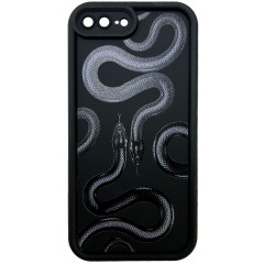 TPU Snake iPhone 7 Plus/8 Plus Black