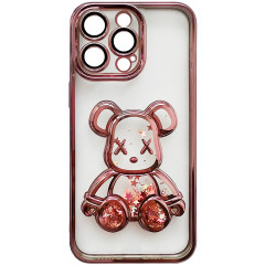 Case Shining Bear for iPhone 12 Pro Max (Rose gold)